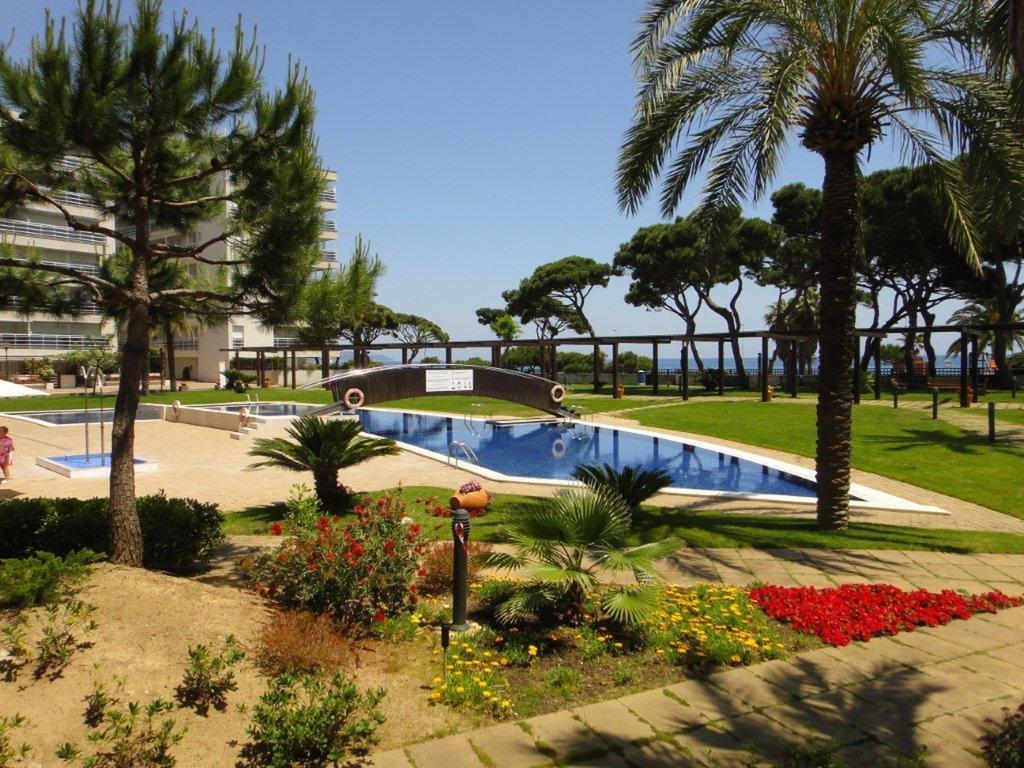 Beachfront Apartment With Pool And Garden S Abanell Blanes Pokój zdjęcie
